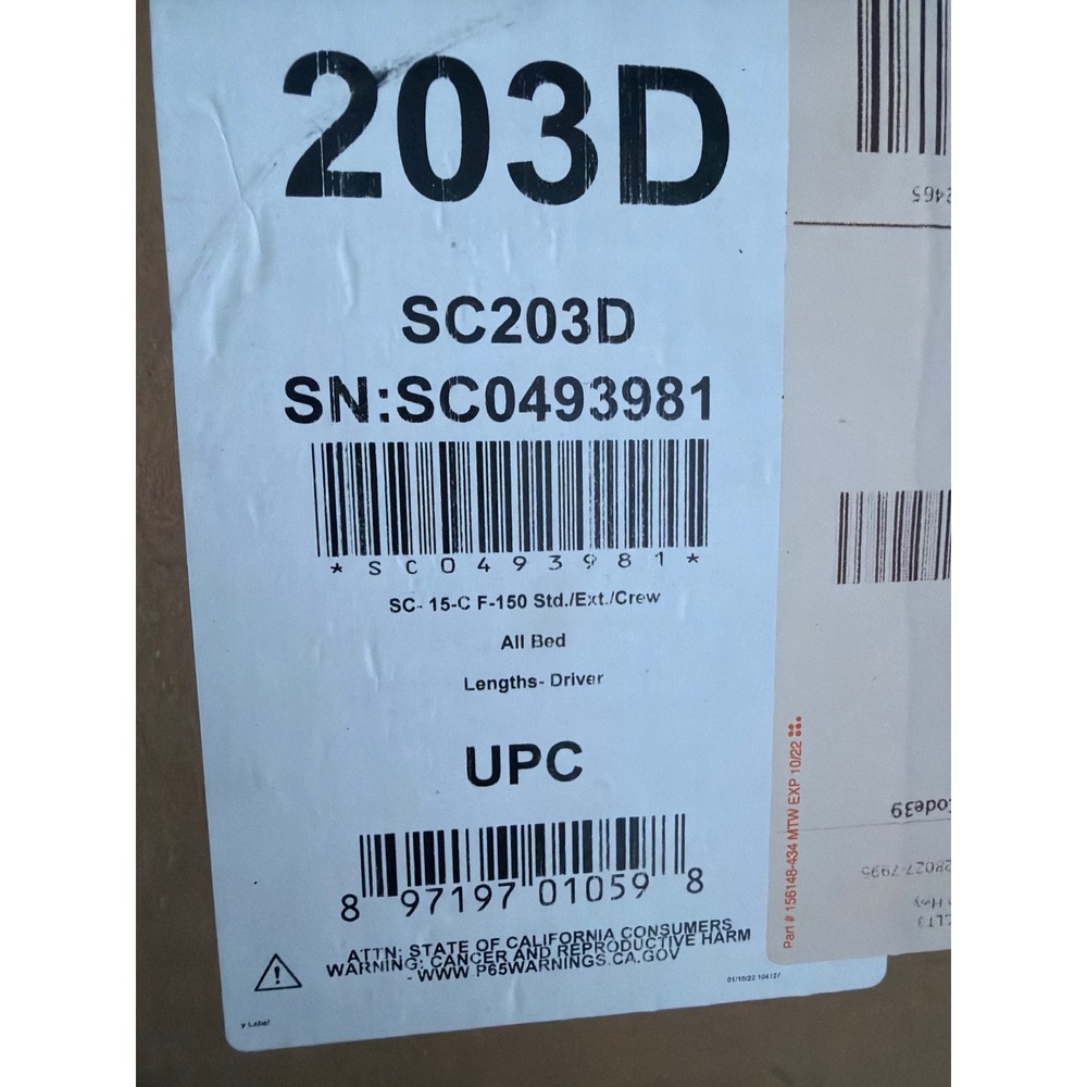 UnderCover SwingCase SC203D Driver Side Truck Bed Storage Box for Ford F-150